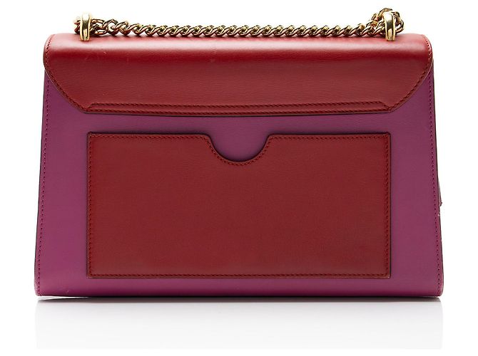 Borsa a Spalla Gucci Padlock in Pelle Misura Medium Rosa - vista 3