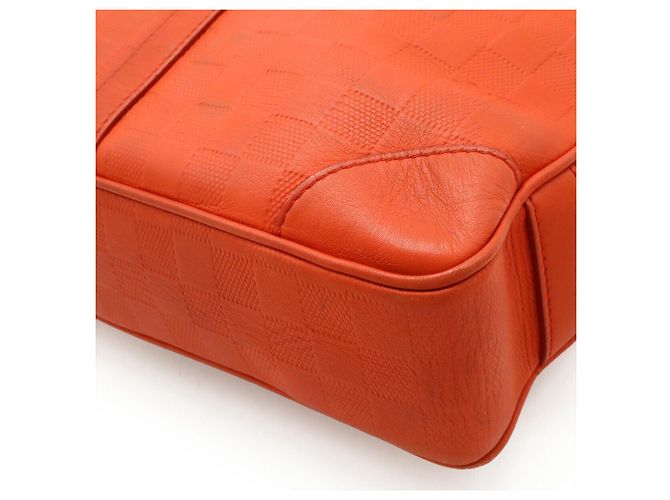 Louis Vuitton PDV Porte Documents Voyage Damier Infini briefcase Arancione - vista 3