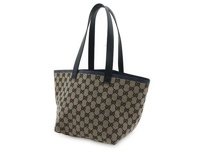 Borsa Tote Gucci GG Canvas Blu - vista 2