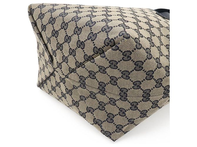 Borsa Tote Gucci GG Canvas Blu - vista 3