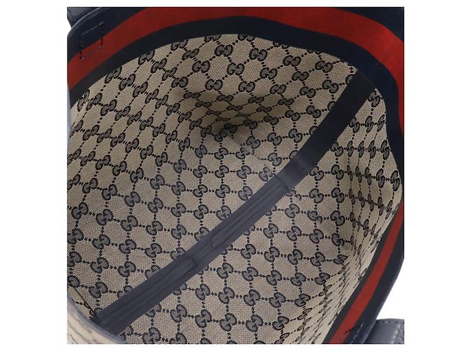 Borsa Tote Gucci GG Canvas Blu - vista 5