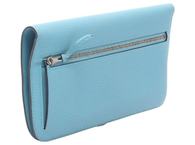 Hermès Hermes Dogon Long Wallet Blau - Ansicht 2
