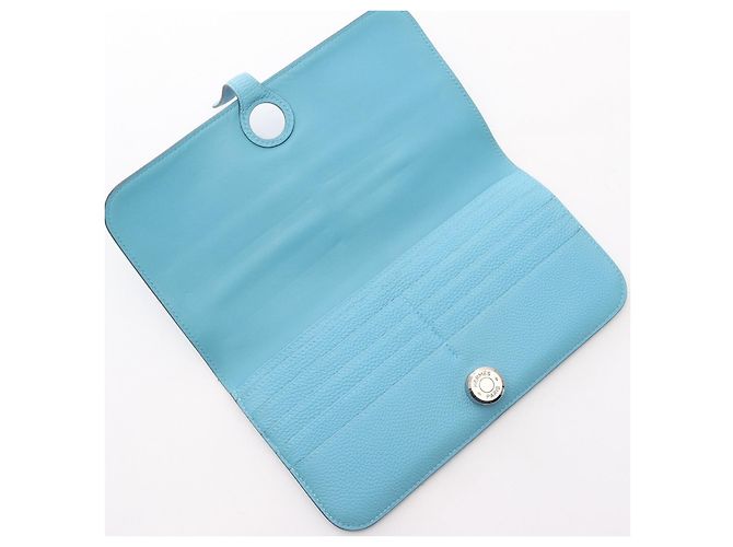 Hermès Hermes Dogon Long Wallet Blau - Ansicht 3