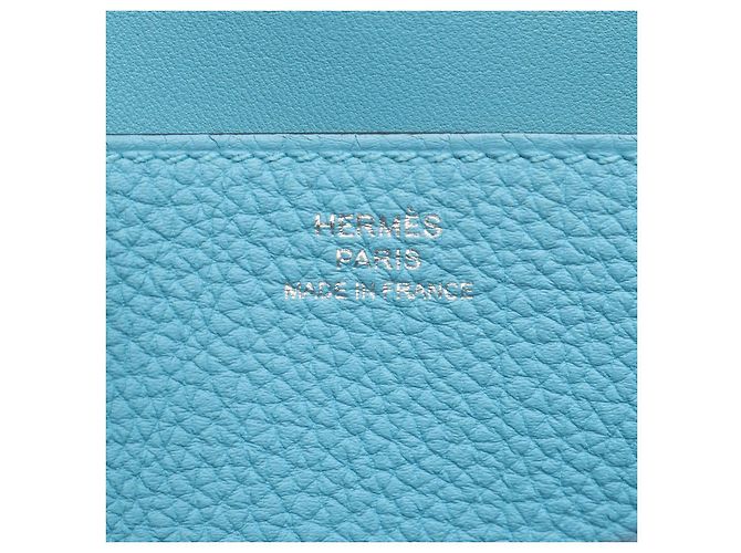 Hermès Hermes Dogon Long Wallet Blau - Ansicht 4