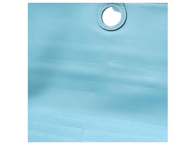 Hermès Hermes Dogon Long Wallet Blau - Ansicht 6