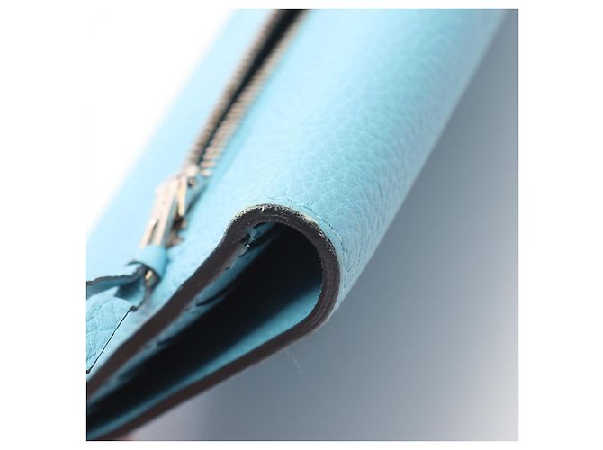 Hermès Hermes Dogon Long Wallet Blau - Ansicht 7