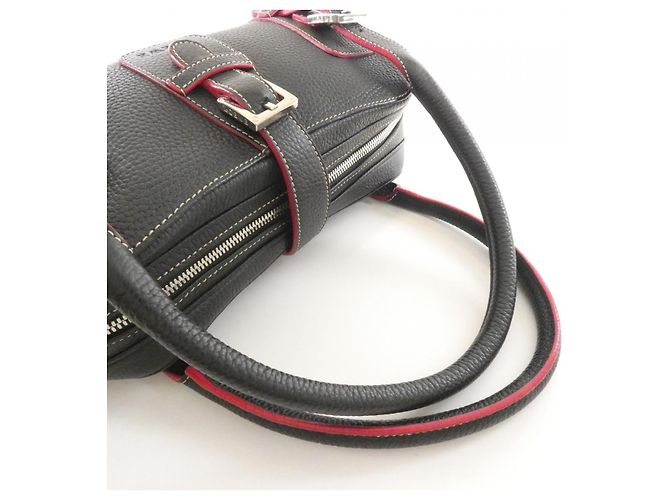Borsa a tracolla in pelle Loewe Senda Nero - vista 4