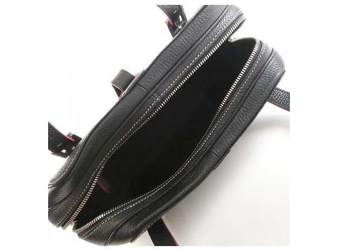 Borsa a tracolla in pelle Loewe Senda Nero - vista 7