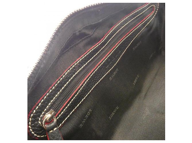 Borsa a tracolla in pelle Loewe Senda Nero - vista 8