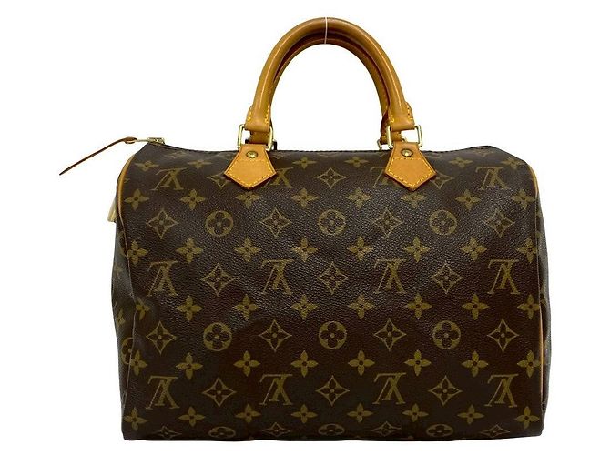 Speedy Louis Vuitton Monogram Handtasche Braun - Ansicht 5