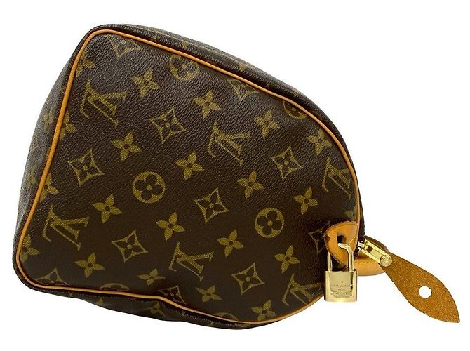 Speedy Louis Vuitton Monogram Handtasche Braun - Ansicht 8