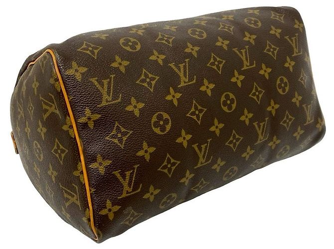 Speedy Louis Vuitton Monogram Handtasche Braun - Ansicht 9
