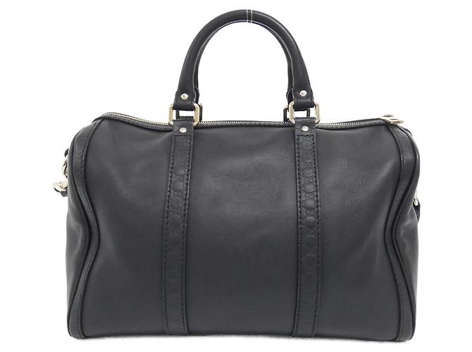 Borsa Boston in pelle Micro Guccissima Gucci Nero - vista 2