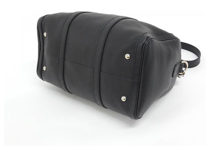 Borsa Boston in pelle Micro Guccissima Gucci Nero - vista 3