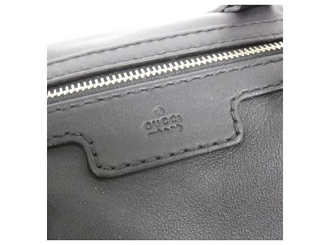 Borsa Boston in pelle Micro Guccissima Gucci Nero - vista 6