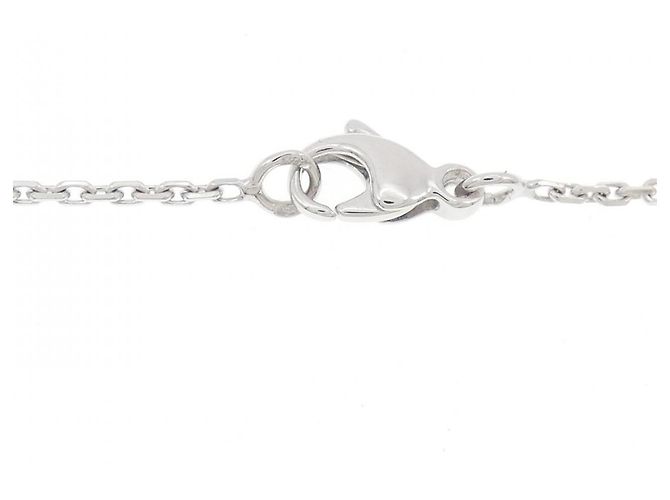 Collana Chaumet Class One 750 Oro Bianco e Diamanti Argento Metallico - vista 5