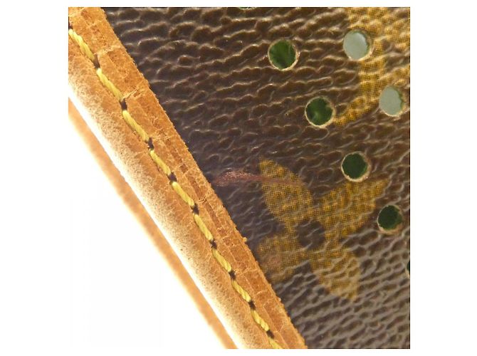 Borsa a Spalla Louis Vuitton Monogram Perfo Marrone - vista 5