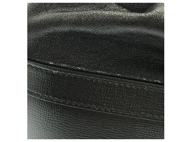 Borsa a tracolla in pelle Gucci Horsebit 1955 Nero - vista 4