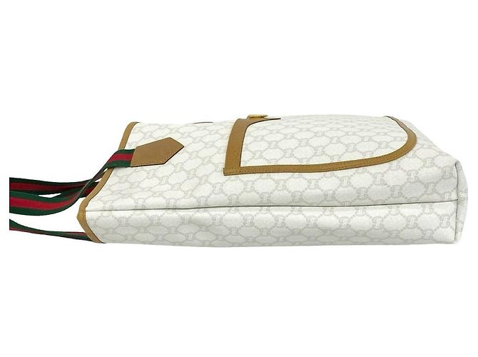 Bolso Tote Gucci de piel y PVC Blanco - vista 6