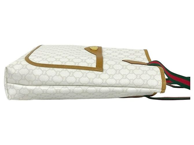 Bolso Tote Gucci de piel y PVC Blanco - vista 7