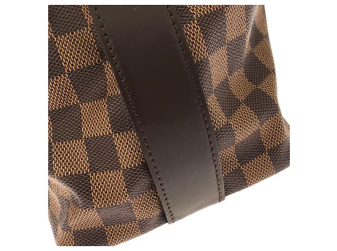 Borsa Tote Louis Vuitton Damier Marrone - vista 3