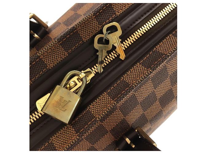 Borsa Tote Louis Vuitton Damier Marrone - vista 4