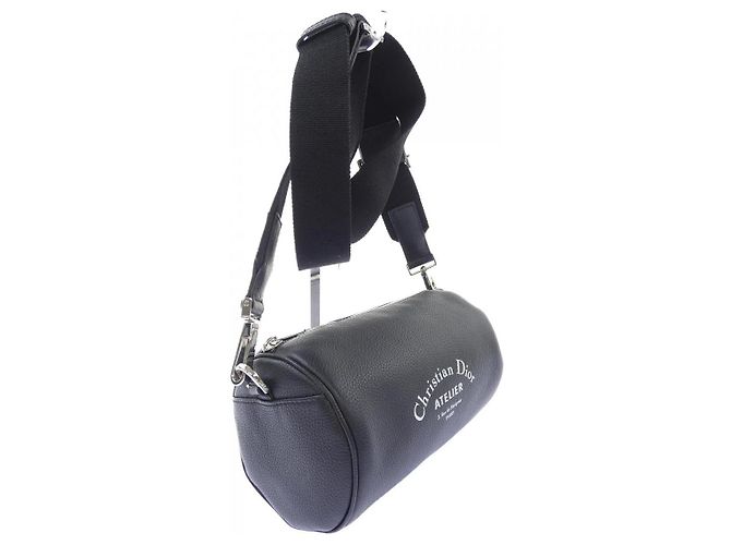 Borsa a tracolla Christian Dior in pelle nera Nero - vista 2