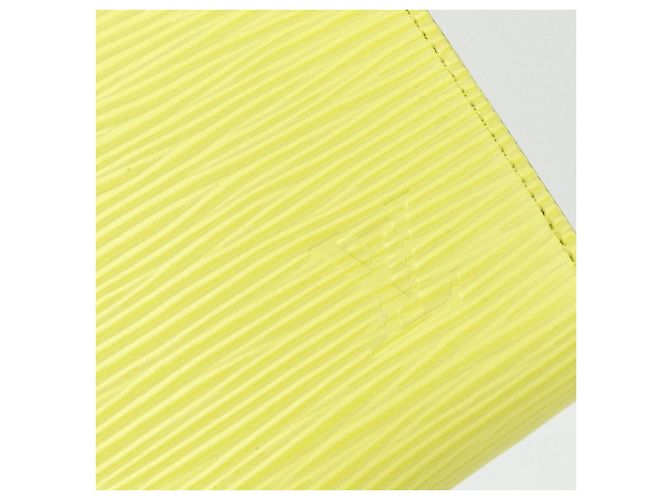 Portafoglio lungo Louis Vuitton Epi Giallo - vista 5