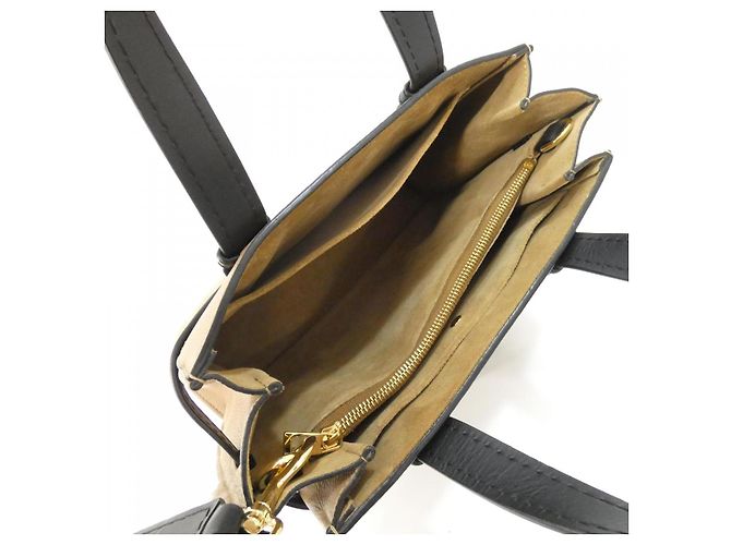Piccola borsa a mano Loewe Gate in pelle di vitello Marrone - vista 10