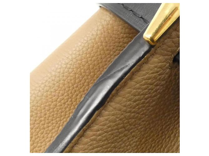 Piccola borsa a mano Loewe Gate in pelle di vitello Marrone - vista 7