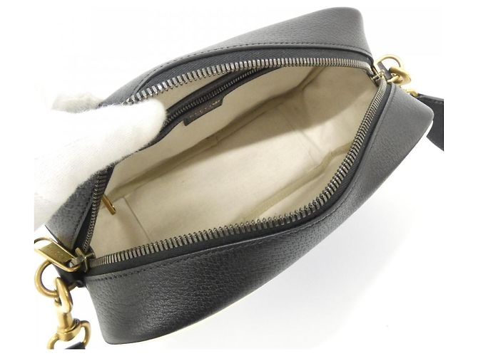 Borsa a Spalla Gucci GG Crystal Leather Blu - vista 6