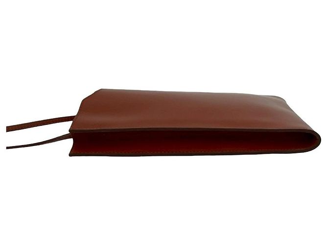 Hermès Borsa a tracolla in pelle Hermes Omenitou Marrone - vista 6