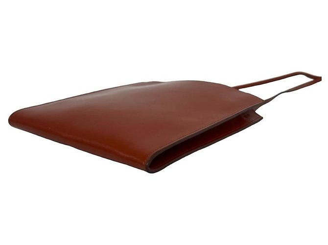 Hermès Borsa a tracolla in pelle Hermes Omenitou Marrone - vista 9