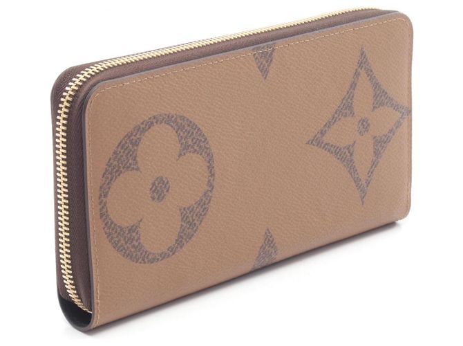 Portafoglio Long Zippy Monogram Giant Reverse Louis Vuitton Marrone - vista 2