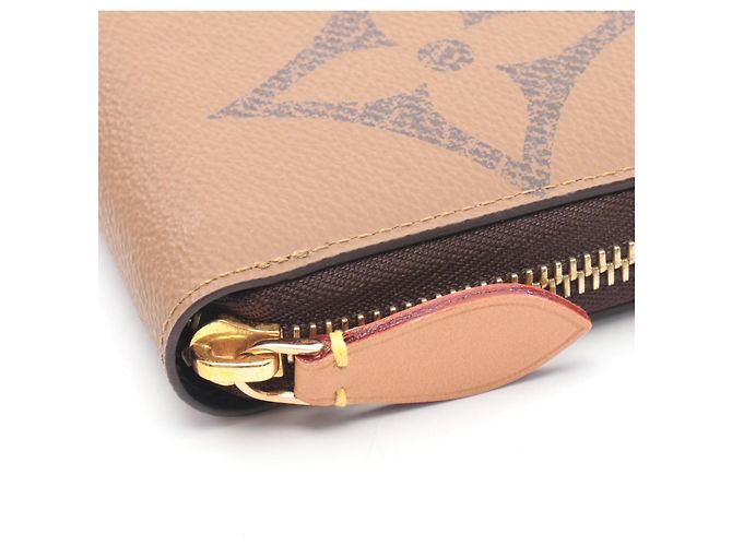 Portafoglio Long Zippy Monogram Giant Reverse Louis Vuitton Marrone - vista 6