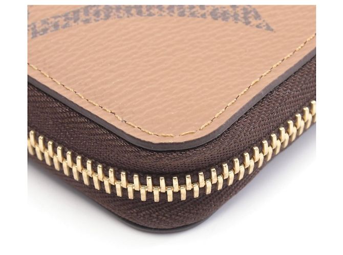 Portafoglio Long Zippy Monogram Giant Reverse Louis Vuitton Marrone - vista 7