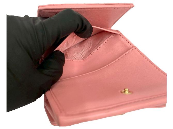 Portafoglio Trifold Chanel Boy Chanel Rosa - vista 10