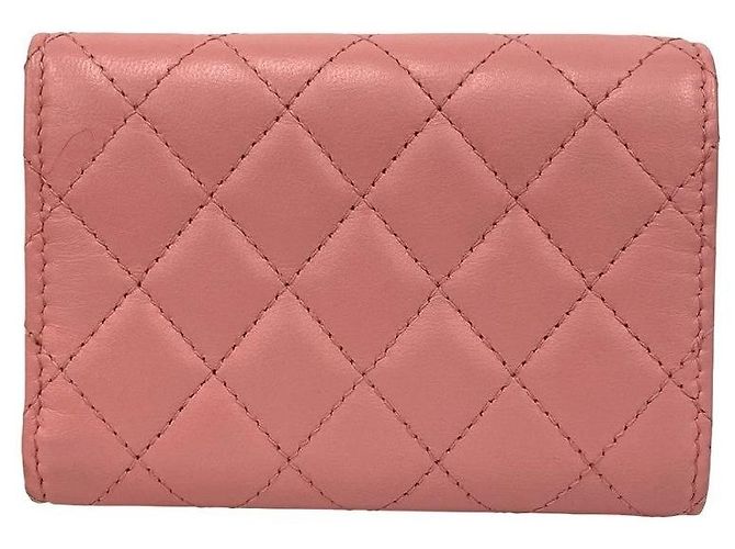 Portafoglio Trifold Chanel Boy Chanel Rosa - vista 3