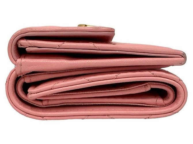 Portafoglio Trifold Chanel Boy Chanel Rosa - vista 5