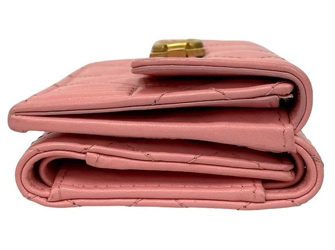 Portafoglio Trifold Chanel Boy Chanel Rosa - vista 6