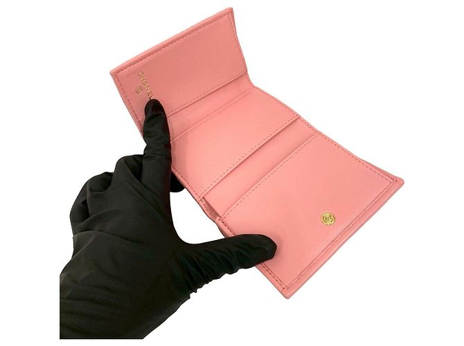 Portafoglio Trifold Chanel Boy Chanel Rosa - vista 8