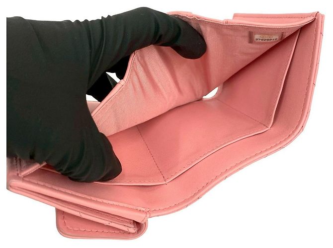Portafoglio Trifold Chanel Boy Chanel Rosa - vista 9