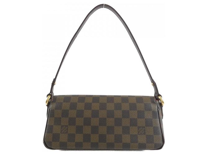 Borsa a tracolla Louis Vuitton Damier Ravello in tela rivestita Marrone - vista 2