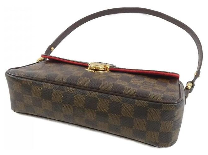 Borsa a tracolla Louis Vuitton Damier Ravello in tela rivestita Marrone - vista 3