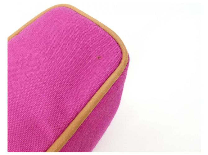 Hermès Hermes Bolide MM Canvas Pouch Pink - Ansicht 3