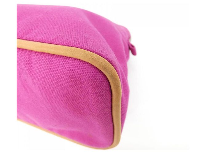 Hermès Hermes Bolide MM Canvas Pouch Pink - Ansicht 4