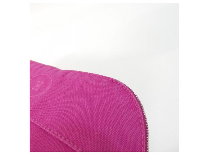 Hermès Hermes Bolide MM Canvas Pouch Pink - Ansicht 6