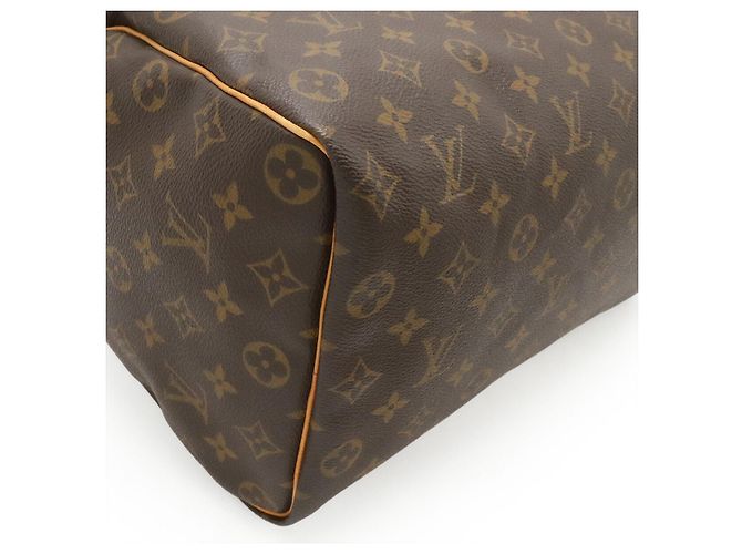 Speedy Borsa Boston Monogram Louis Vuitton Marrone - vista 3