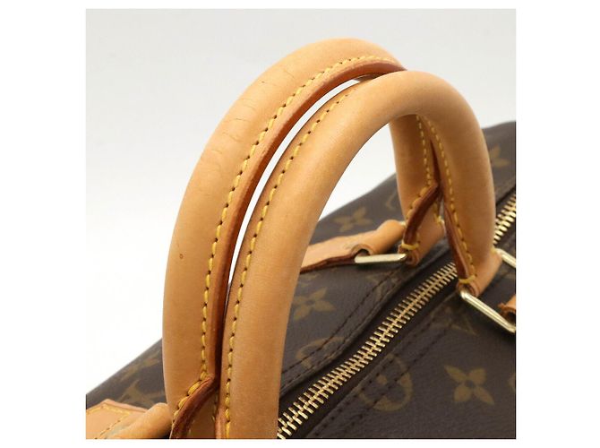 Speedy Borsa Boston Monogram Louis Vuitton Marrone - vista 6