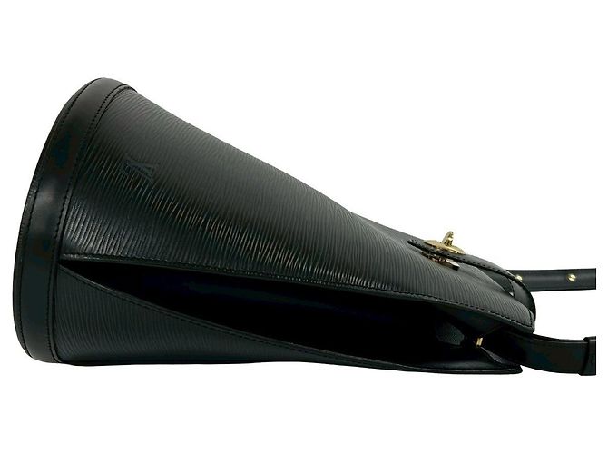 Borsa a tracolla Louis Vuitton Cluny in pelle Epi Nero - vista 7